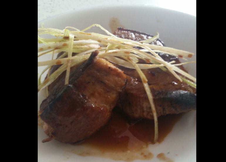 Panceta al estilo oriental