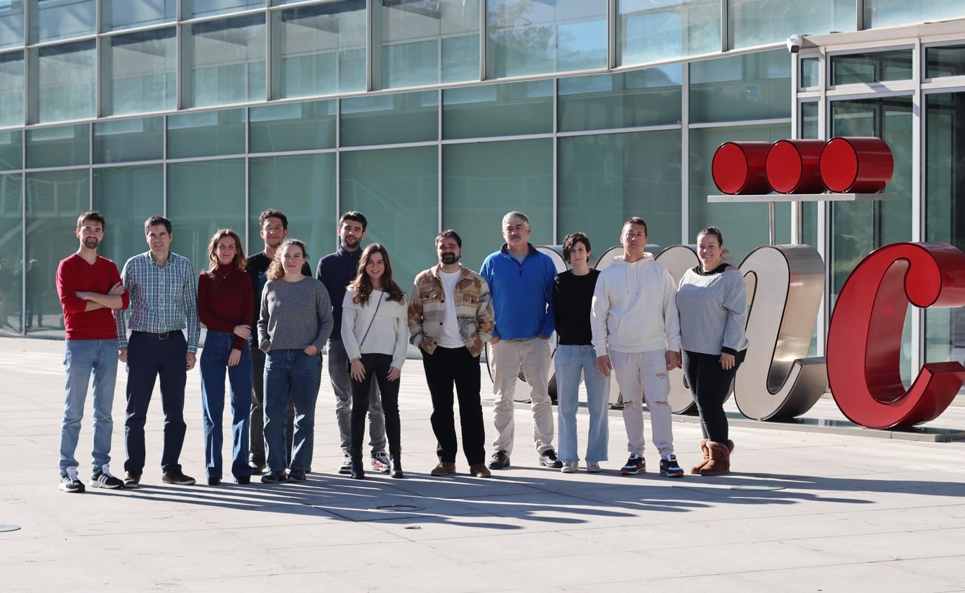 David Sancho y su equipo en la sede del Centro Nacional de Investigaciones cardiovasculares (CNIC).