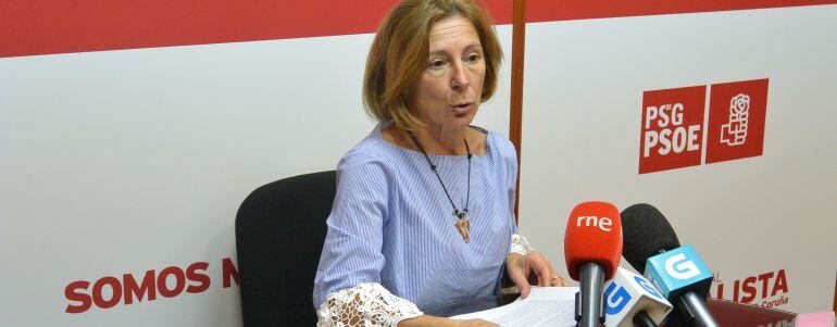 Mar Barcón, PSOE, en rueda de prensa