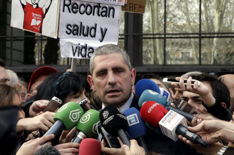 Mario Cortés, presidente de la Plataforma de Afectados por la Hepatitis C.