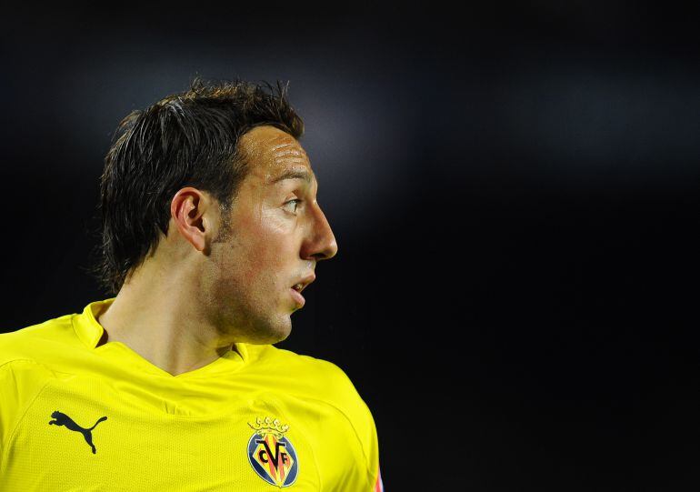 Czorla con el Villarreal en un partido en el Camp Nou en 2010