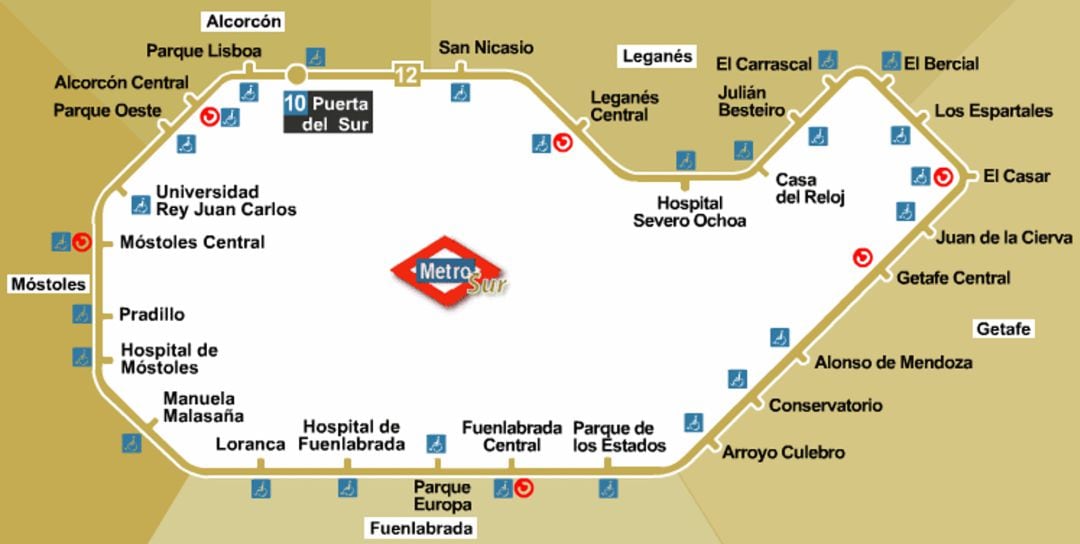 Plano de Metrosur