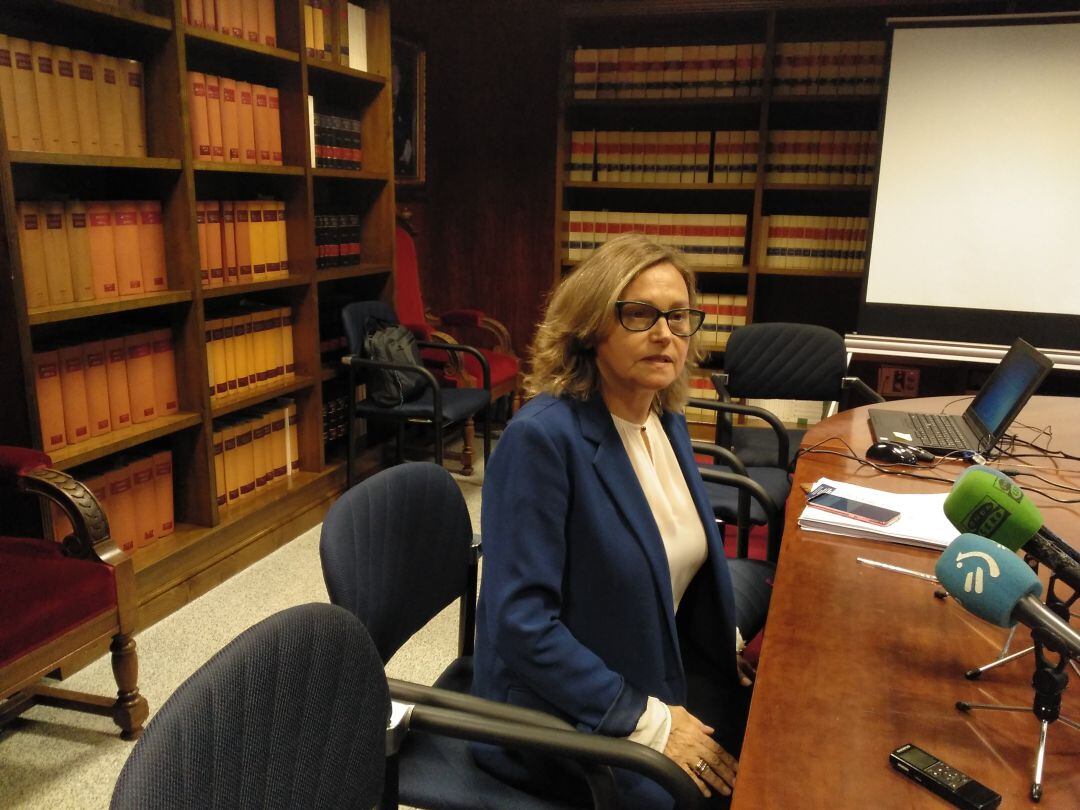 Esther Erice, presidenta de la Audiencia de Navarra