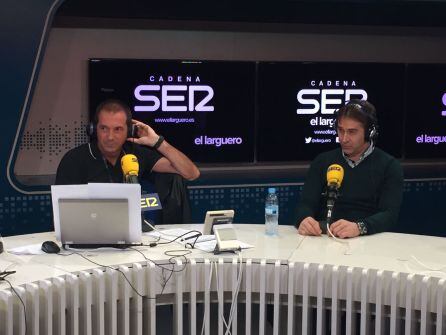 Julen Lopetegui con Manu Carreño en El Larguero.