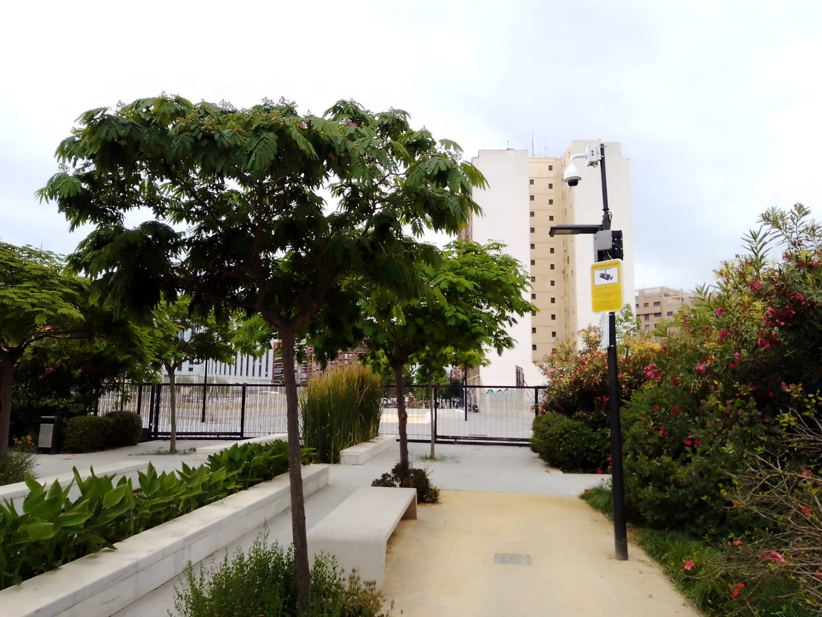 Cámaras de vigilancia del Parque Central de València