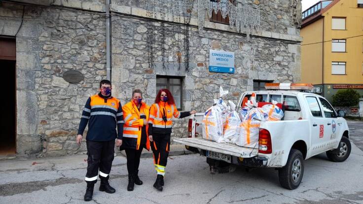 Leoncio Carrascal, alcalde de Arredondo, sobre vecino aislado por la nieve (08/01/2021)