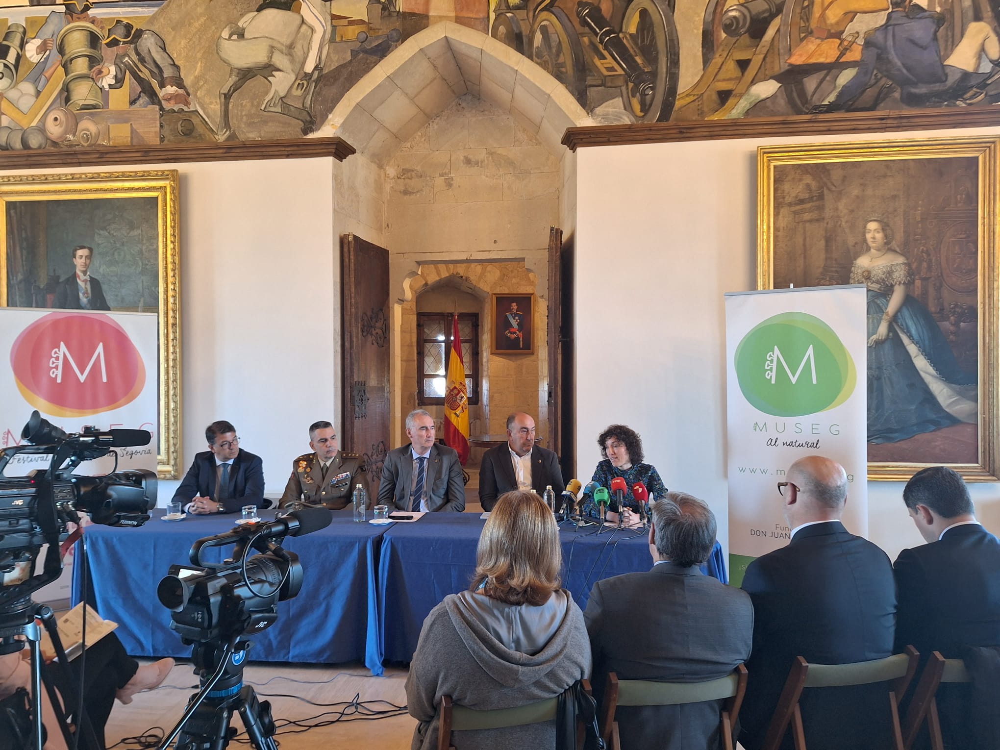 Presentación de MUSEG 2024 en la Sala de Artillería del Alcázar de Segovia