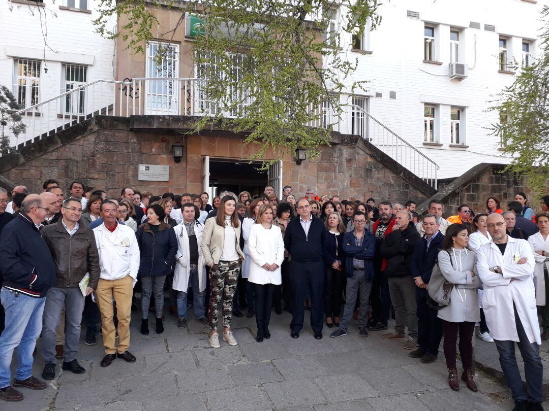 Última concentración de profesionales sanitarios contra las agresiones.