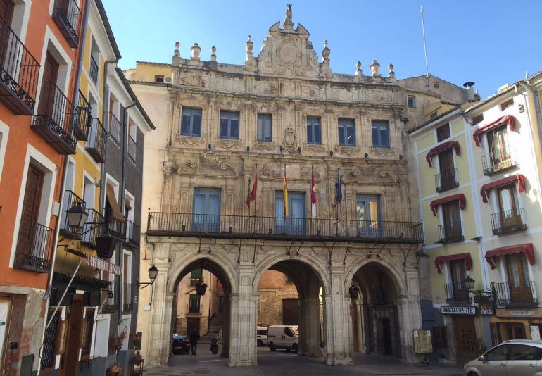 Fachada del Ayuntamiento de Cuenca