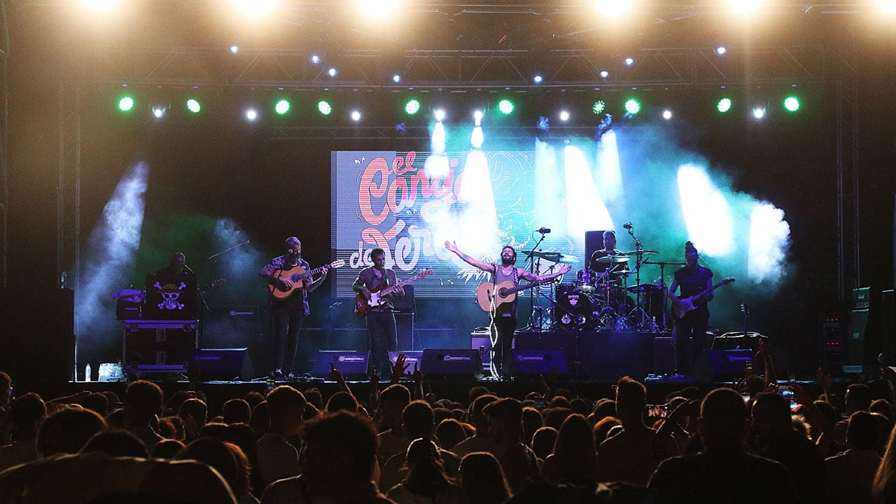 Actuación del Canijo de Jerez en el festival de la canción de Alhama de Granada de 2023