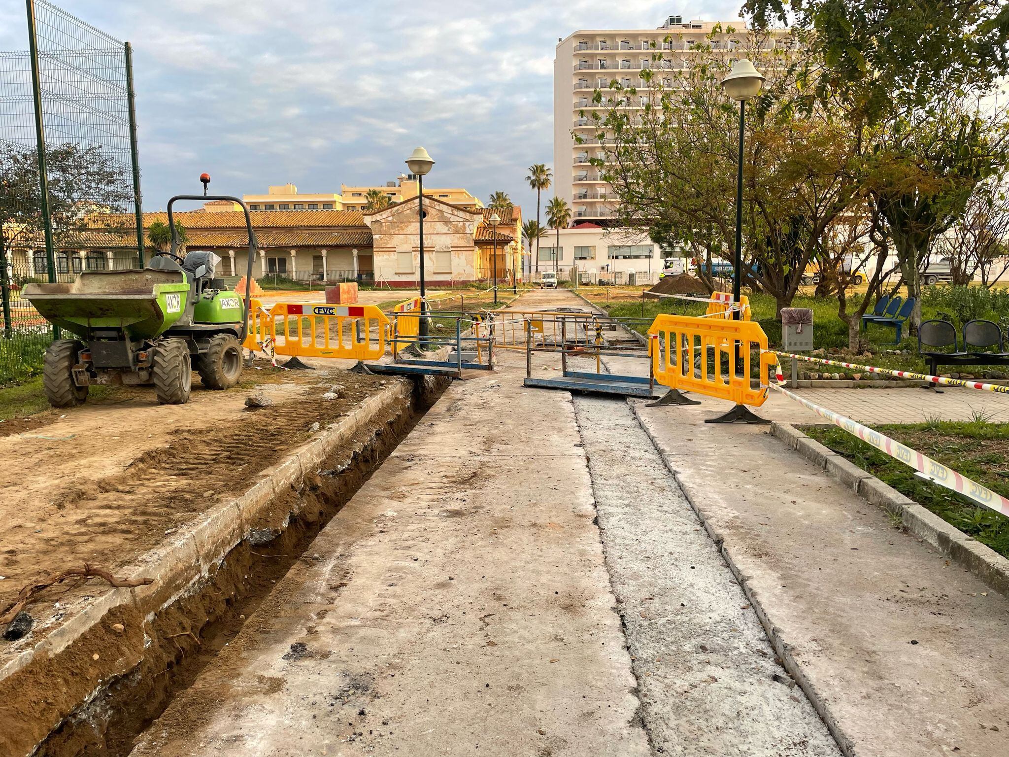 Obras en el hospital Marítimo