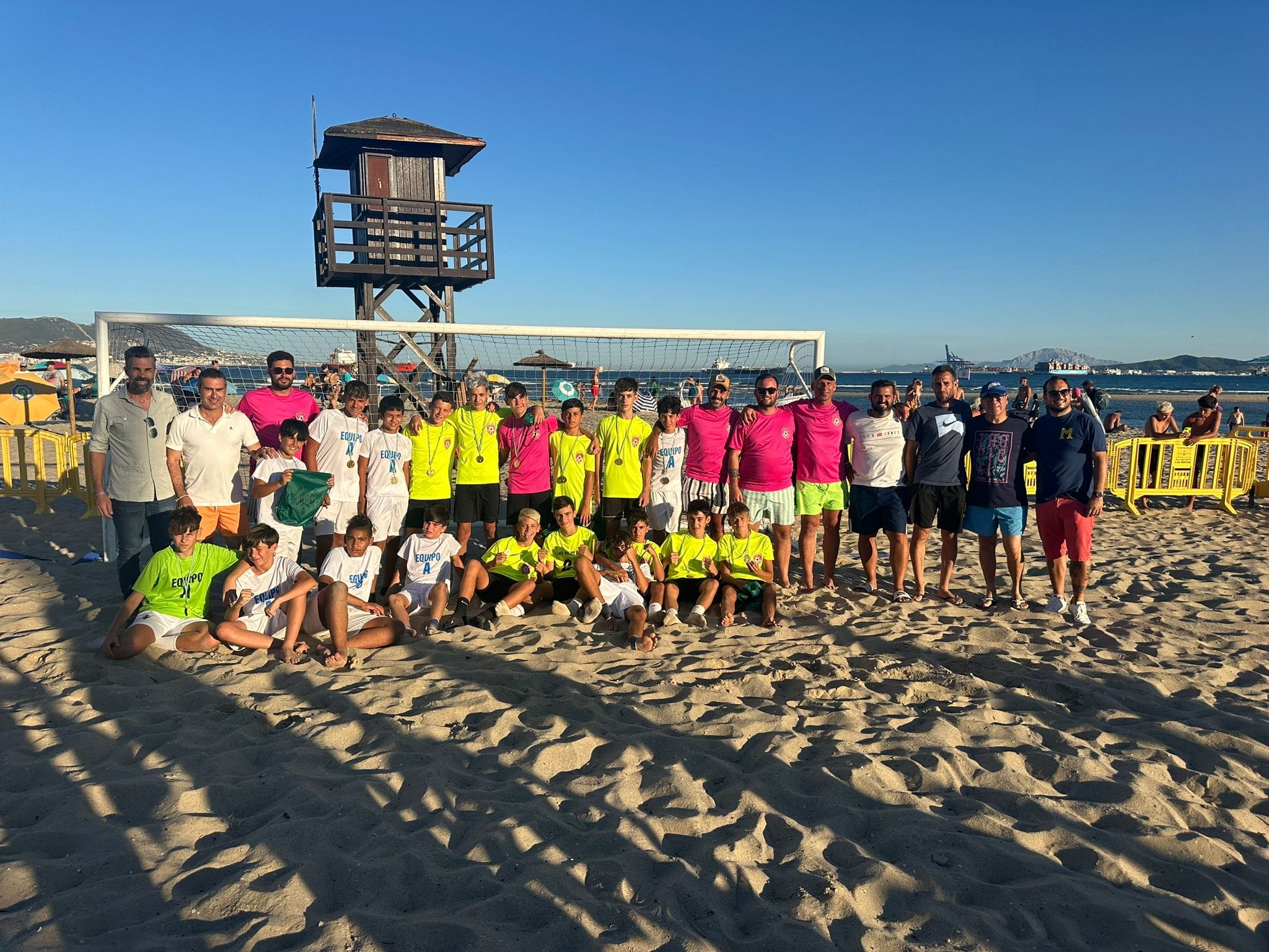 Torneo de fútbol-playa celebrado el pasado año
