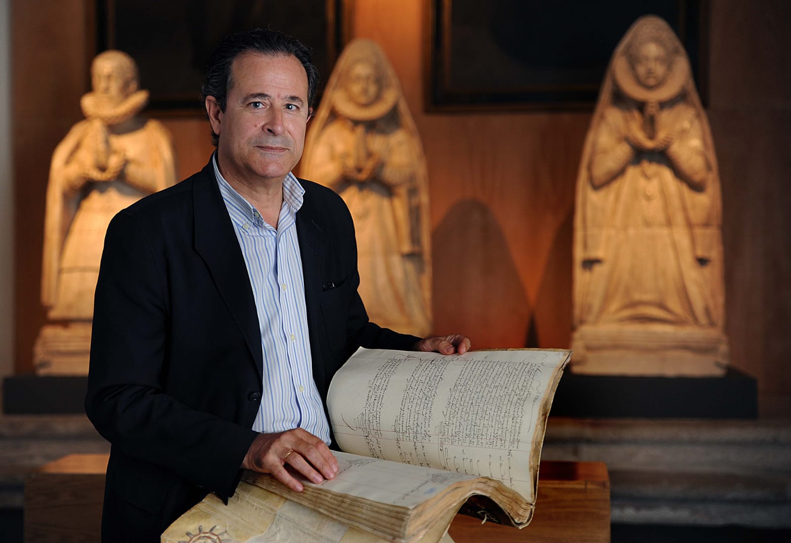 Antonio Sánchez del Barrio pronuncia su discurso como miembro de la Academia de Bellas Artes de Valladolid