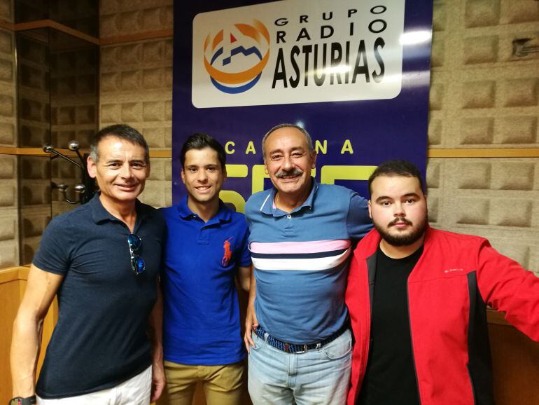 De izquierda a derecha: Pedro Luis González, Pablo Sánchez, Manolo Ruiz y Martín Gago.