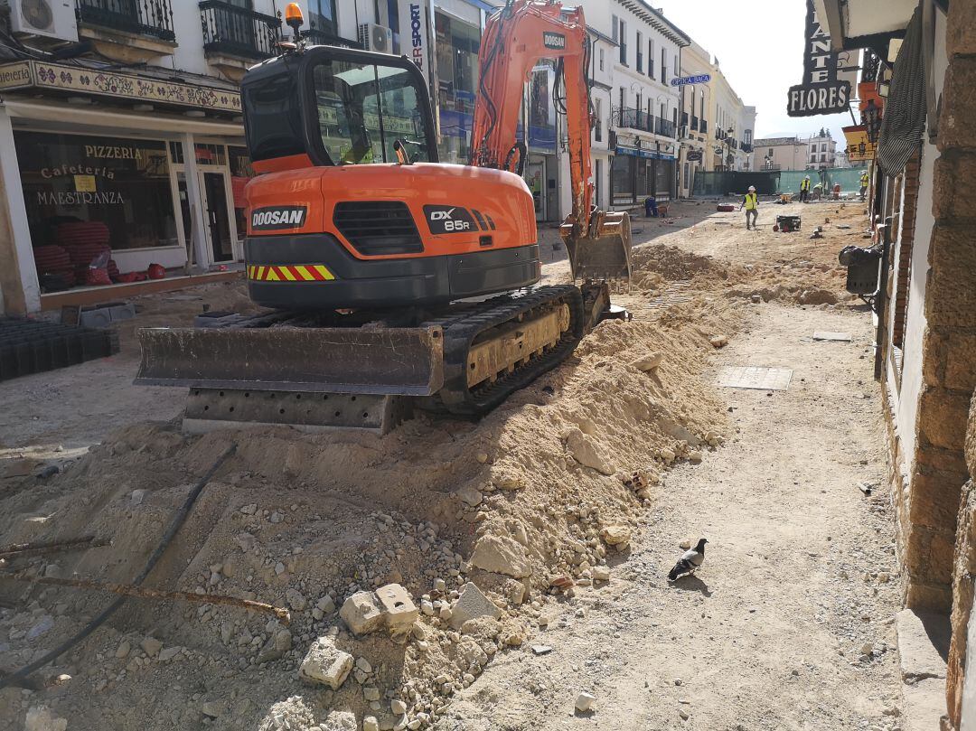 Los establecimientos perjudicados por las obras se han visto obligados a cerrar sus puertas hasta el viernes