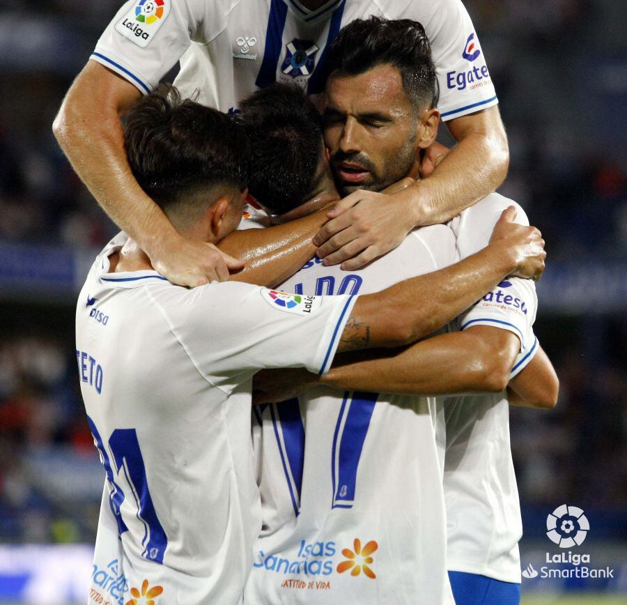 Enric Gallego, con cuatro tantos, el mejor artillero del CD Tenerife en la primera vuelta.