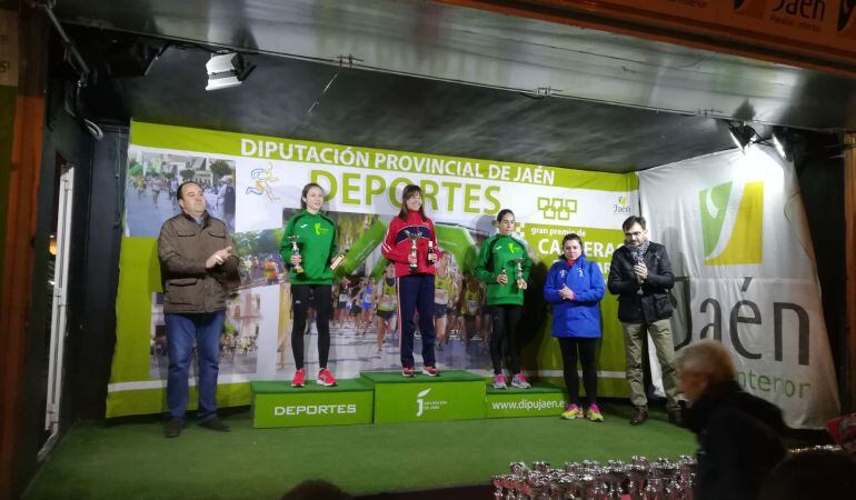 Momento de la entrega de premios de una de las categorías de la competición