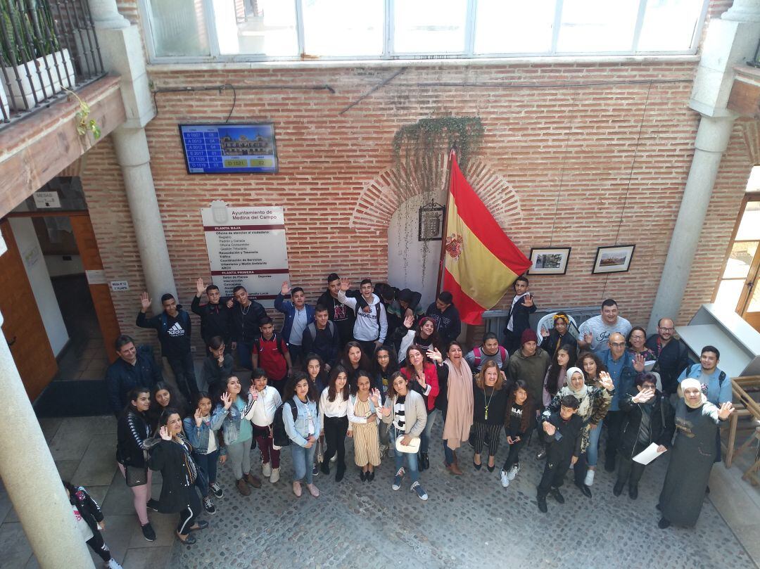 Los estudiantes israelies han vistado el Ayuntamiento de Medina del Campo