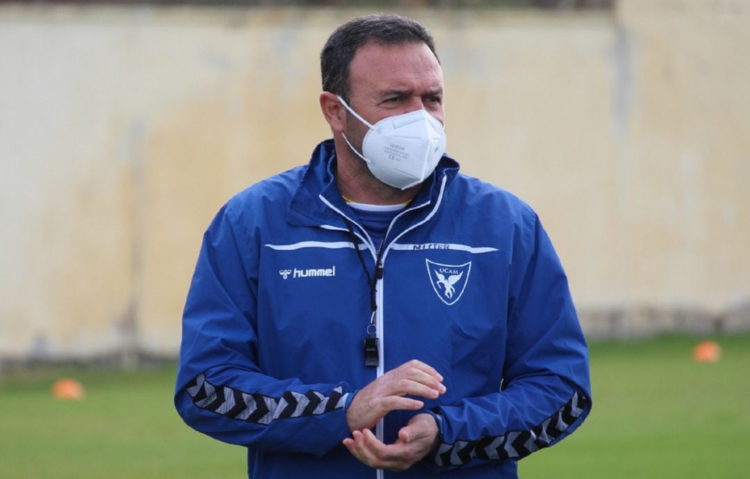 Salmerón durante un entrenamiento