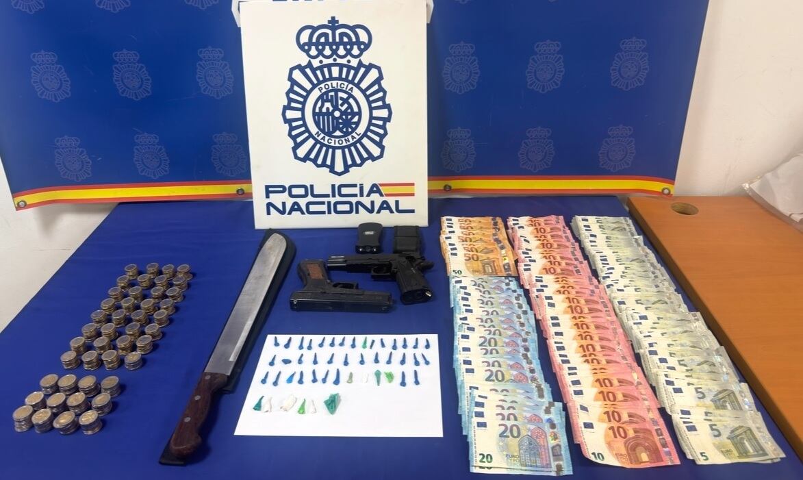 Droga intervenida por la Policía