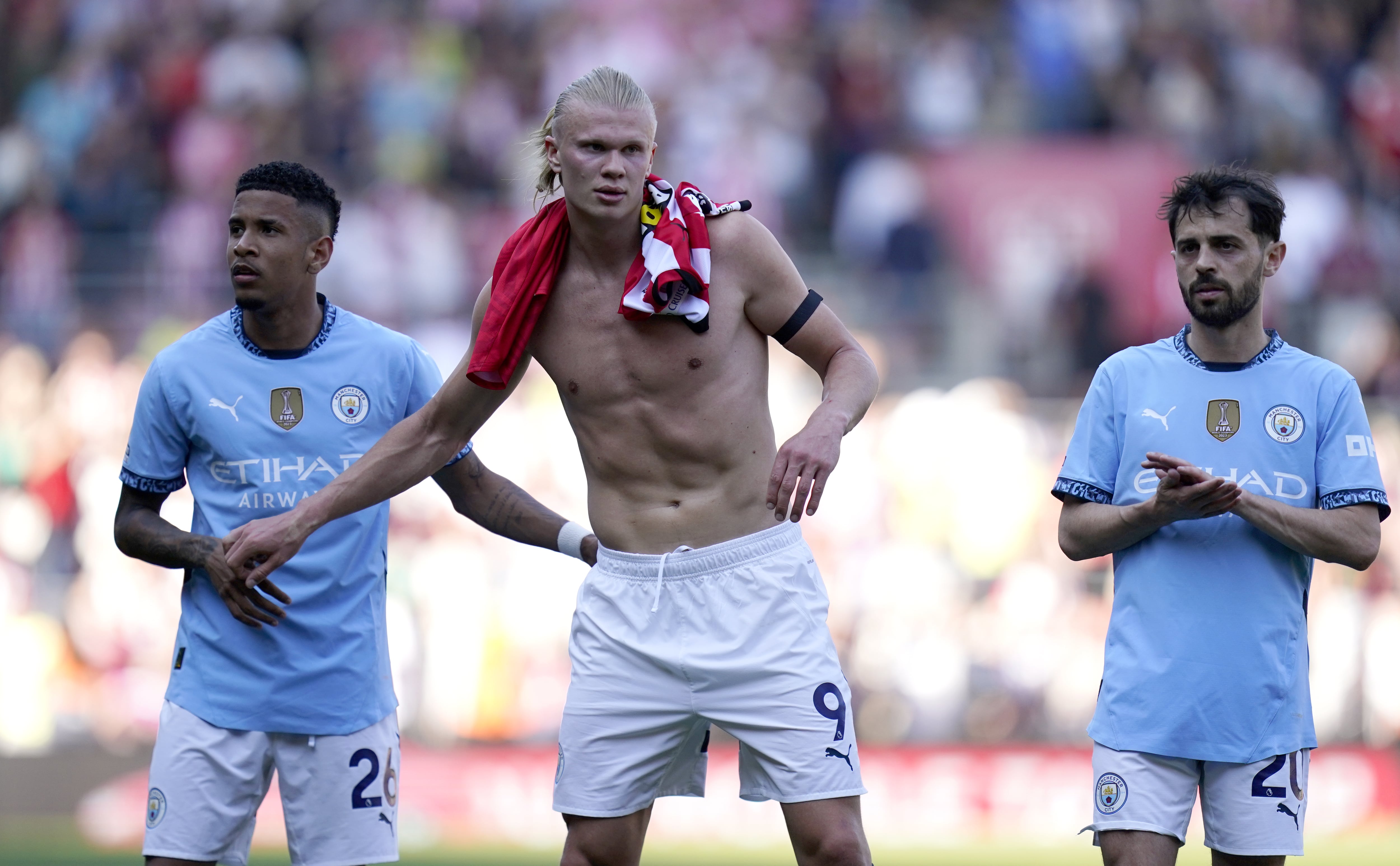 Erling Haaland, tras el partido contra el Southampton