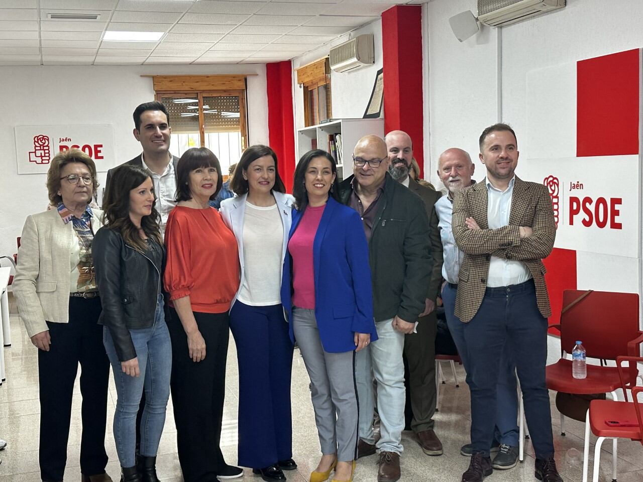 Eva Granados se reúne con el grupo socialista jiennense.