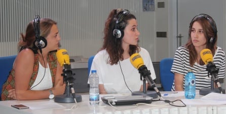 Marta Valderrama, Marina García y Andrea Sanchis.