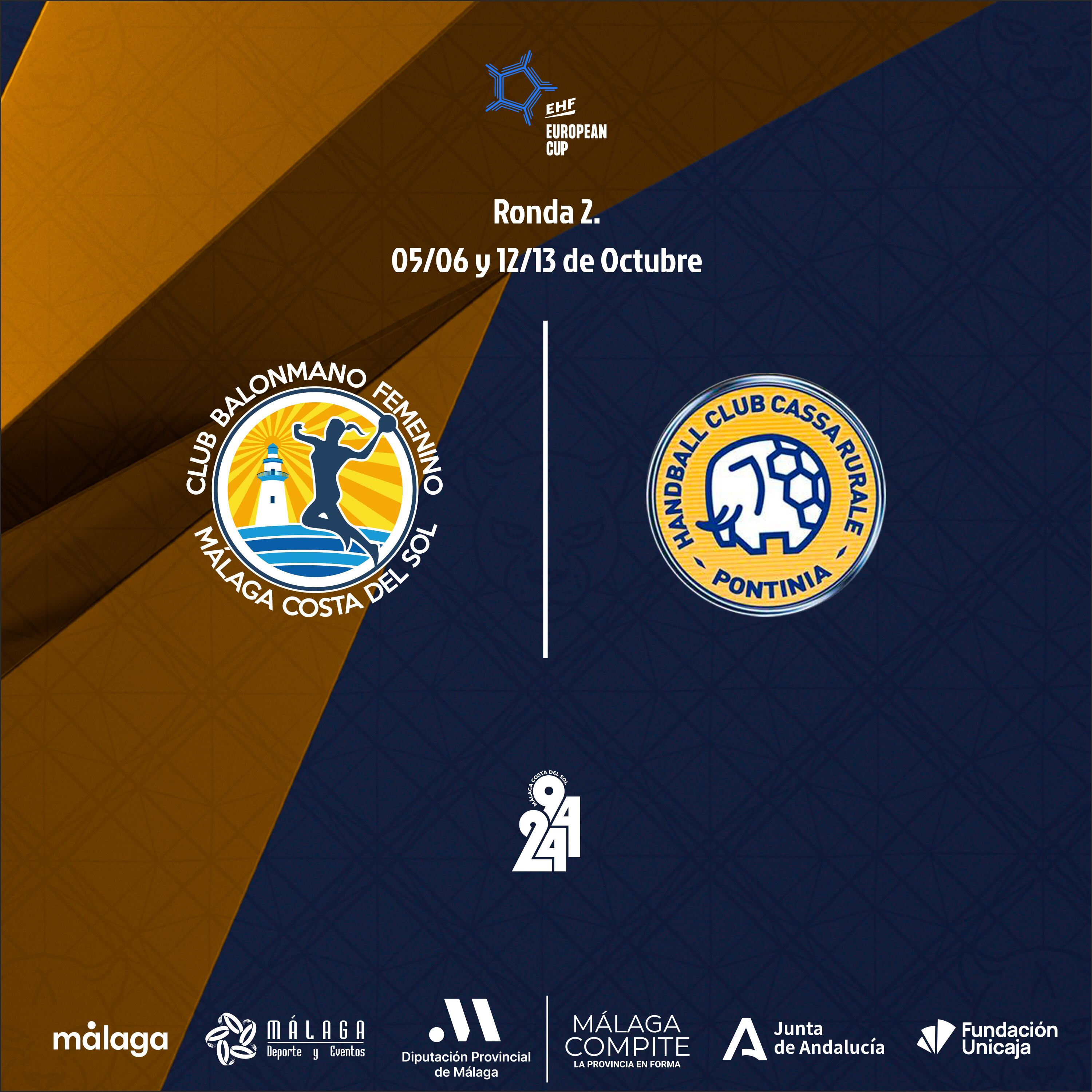 El Costa del Sol tendrá como rival en la segunda eliminatoria de la EHF European Cup al Cassa Rurale Pontinia italiano