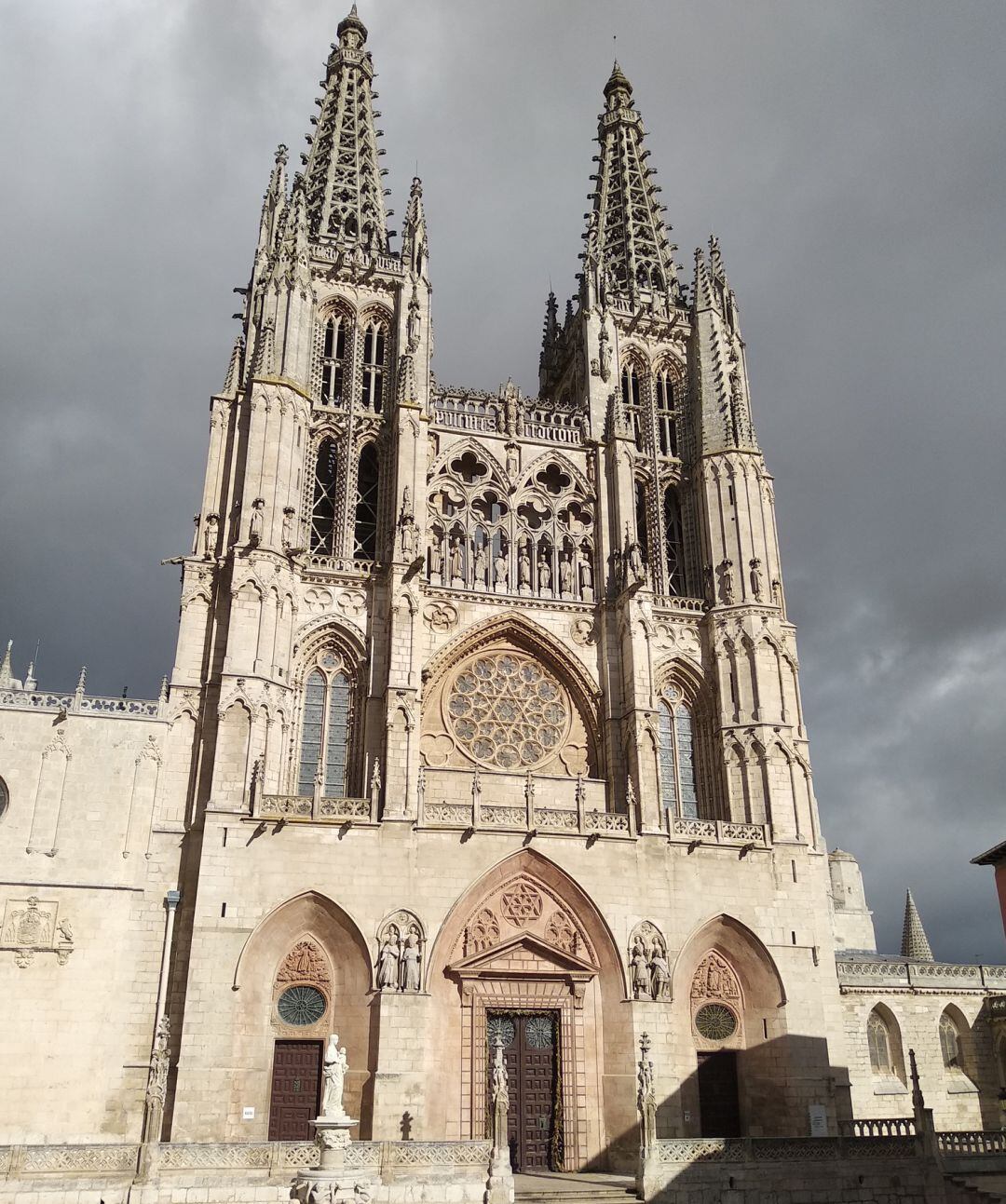 Fachada de Santa María de la Catedral de Burgos