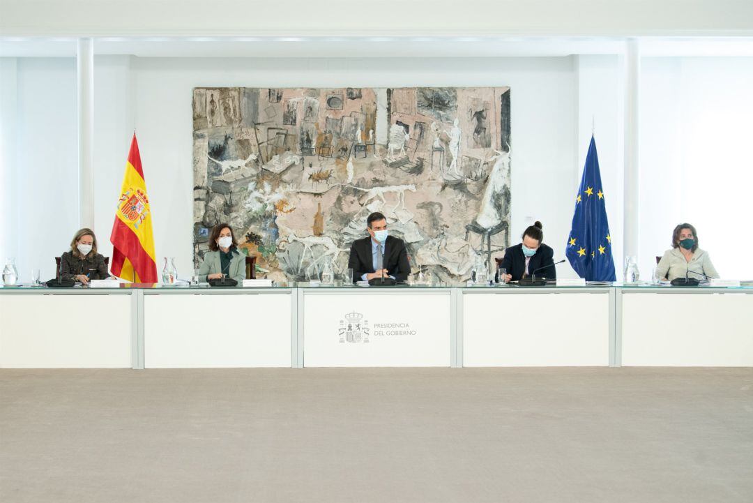 Pablo Iglesias, en una reunión del Consejo de Seguridad Nacional (foto de archivo).