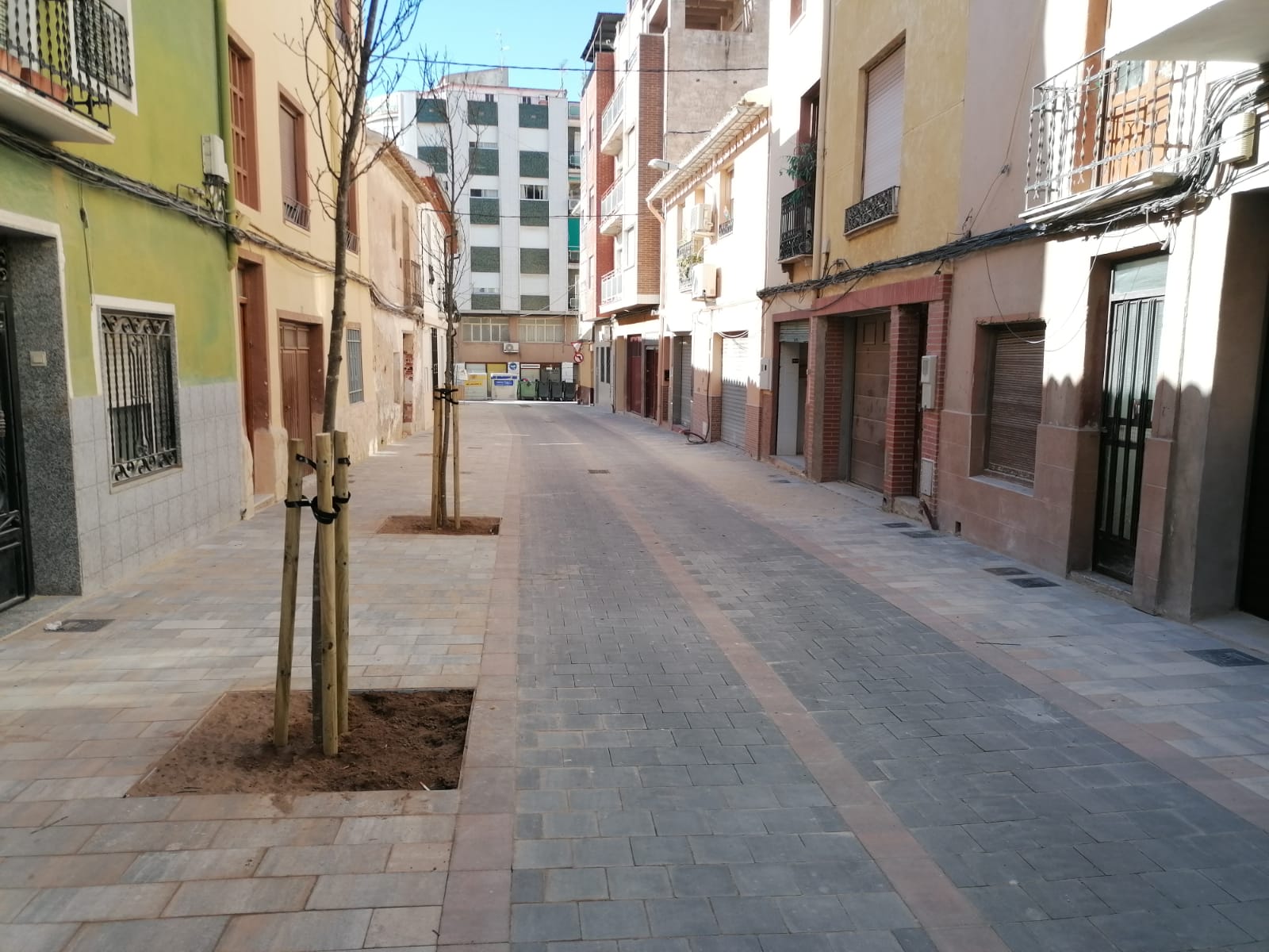 Obras en el barrio de San Antón