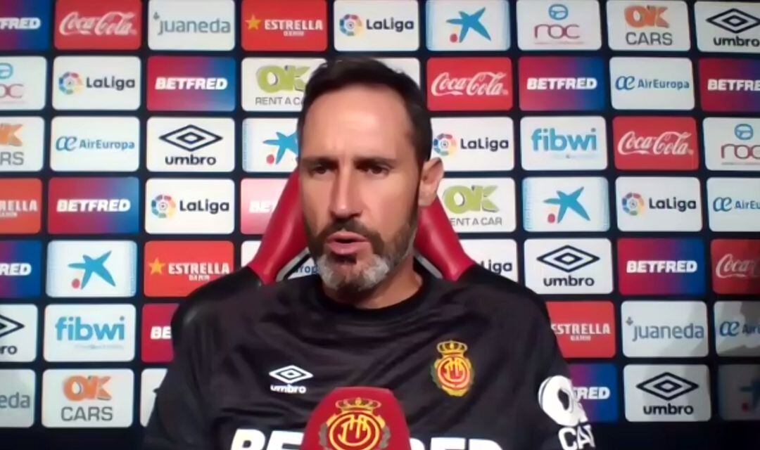 Vicente Moreno en la RDP previa al Mallorca Levante