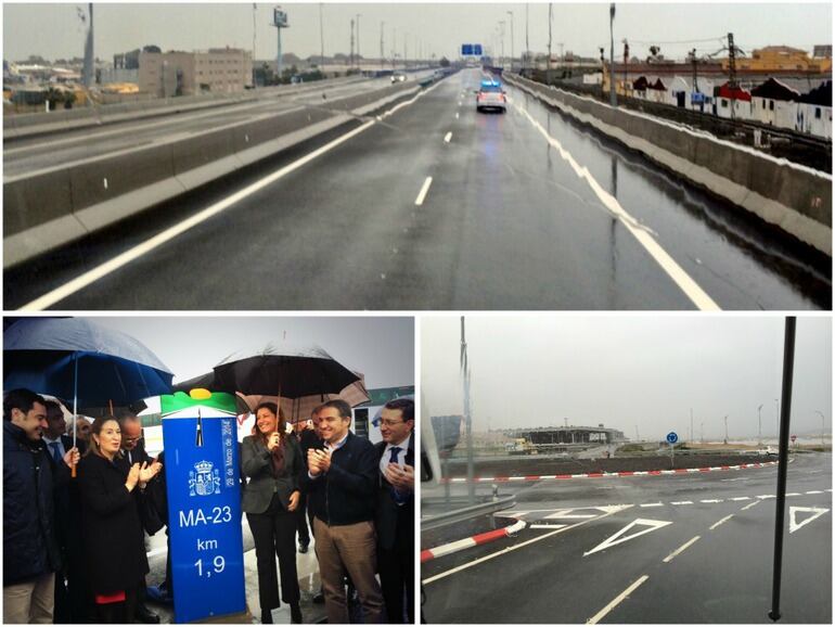 Puesta en servicio del acceso sur al aerpuerto de Málaga