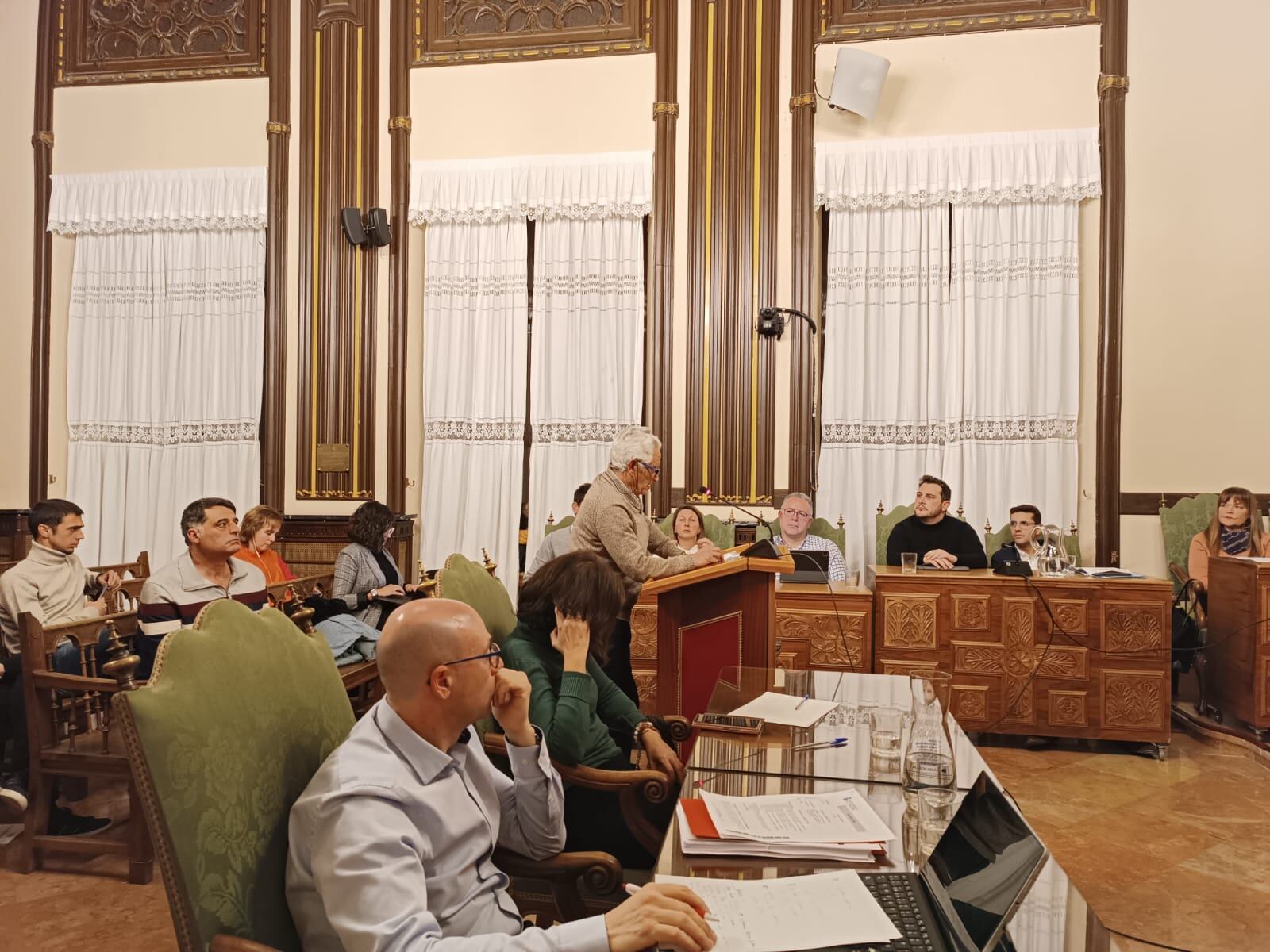 El presidente de FAVEZA, Artemio Pérez, interviene en el pleno