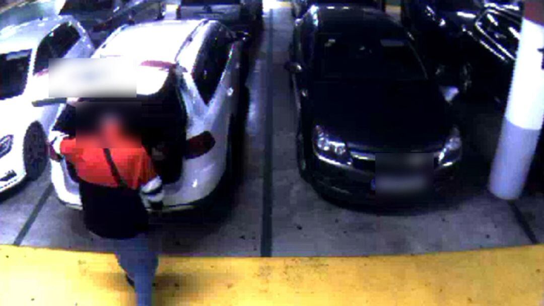 Imágenes de las cámaras de seguridad