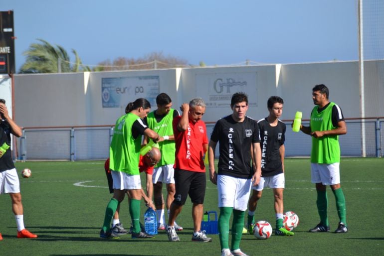 Jugadores del Calpe CF.