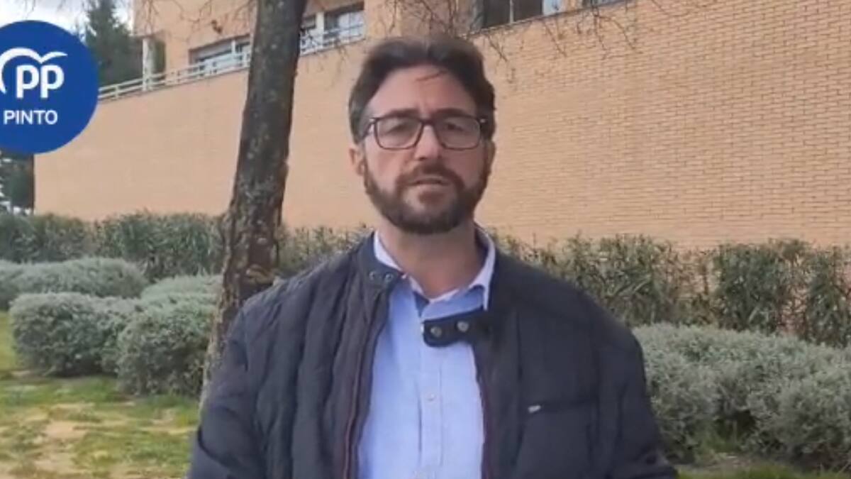 Salomón Aguado, portavoz PP Pinto, habla de la denuncia interpuesta por un delito de coacciones contra él en Facebook.
