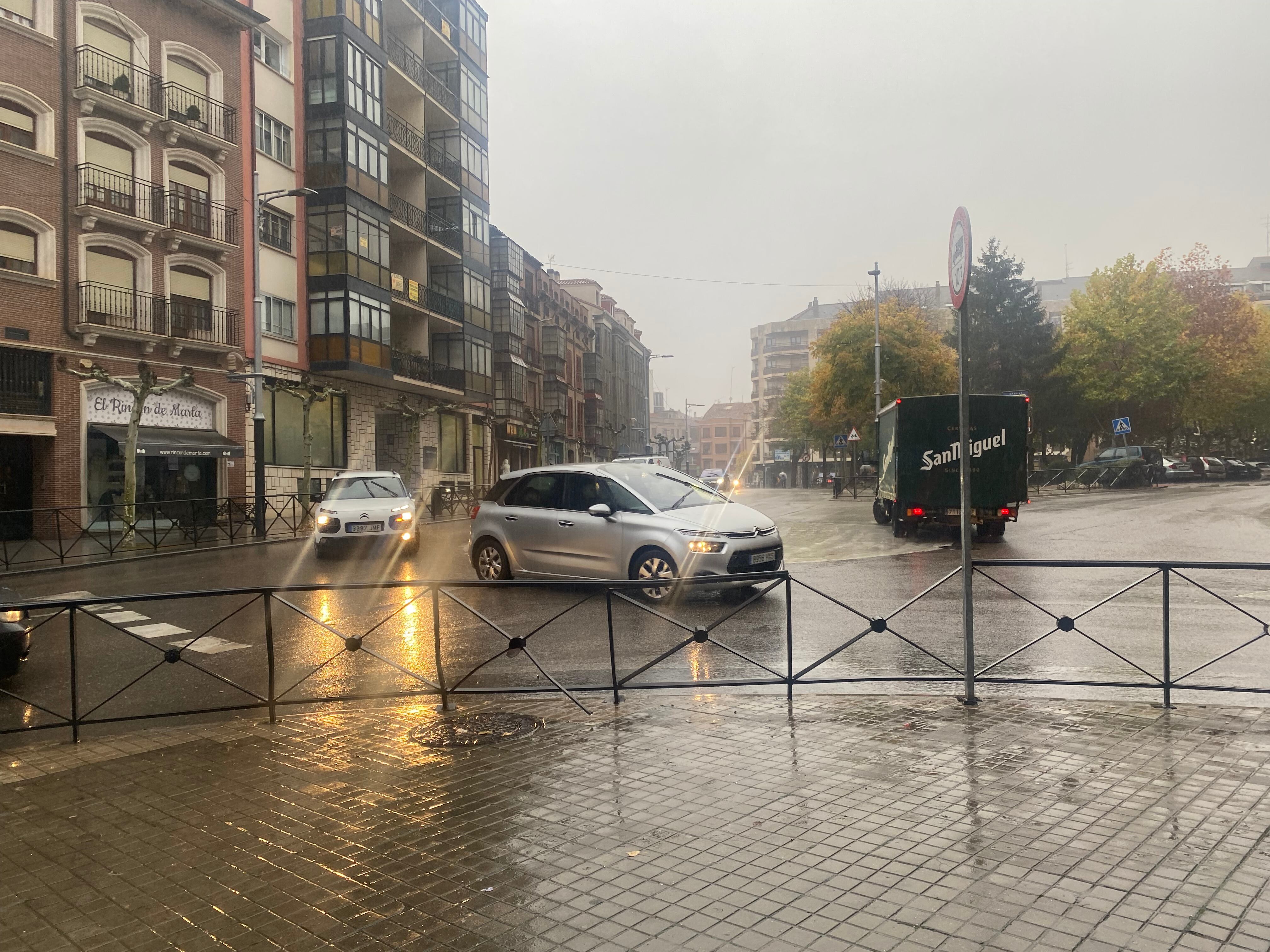 Lluvia en Aranda