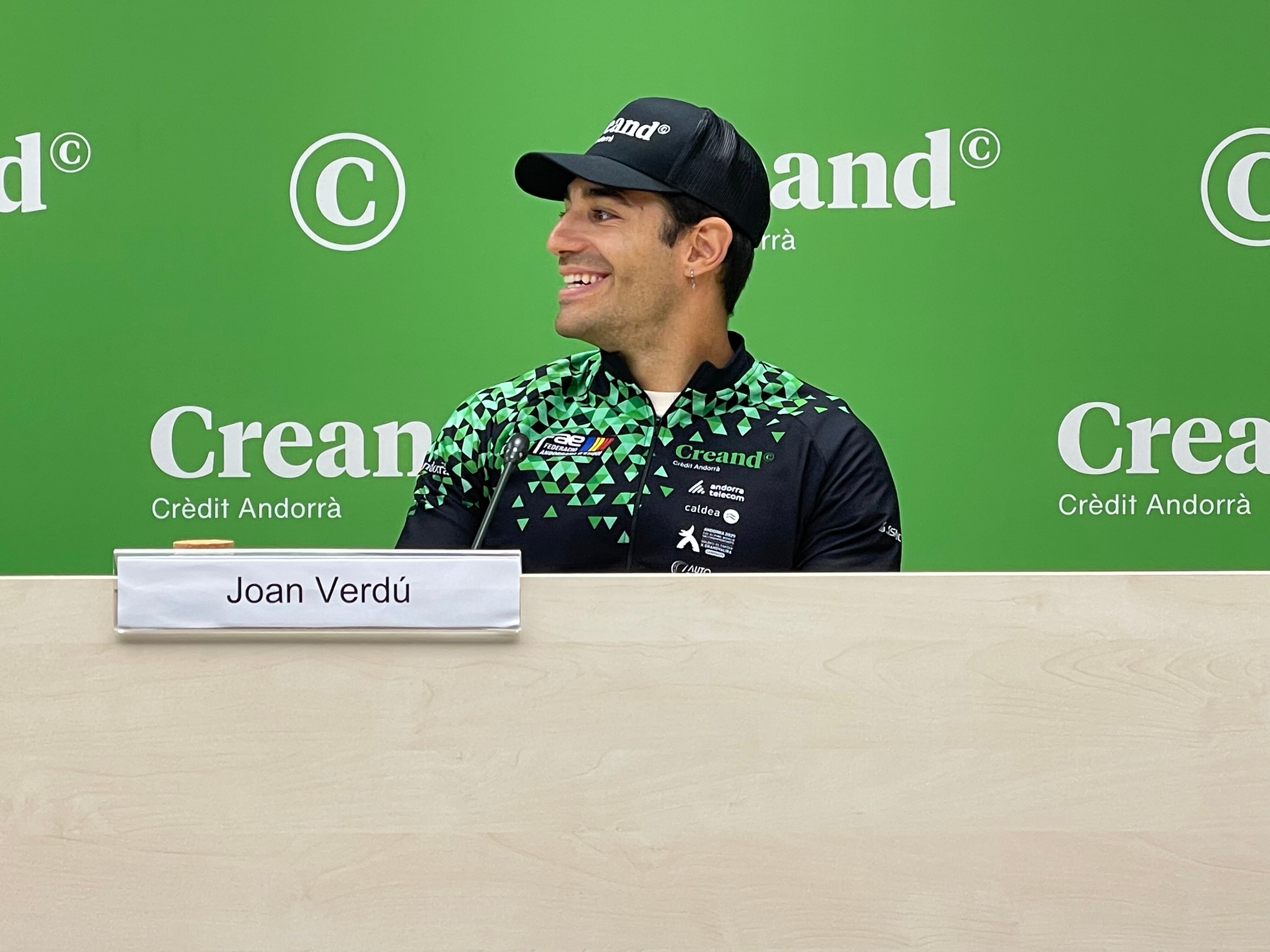 Verdú durant la compareixença d'avui.