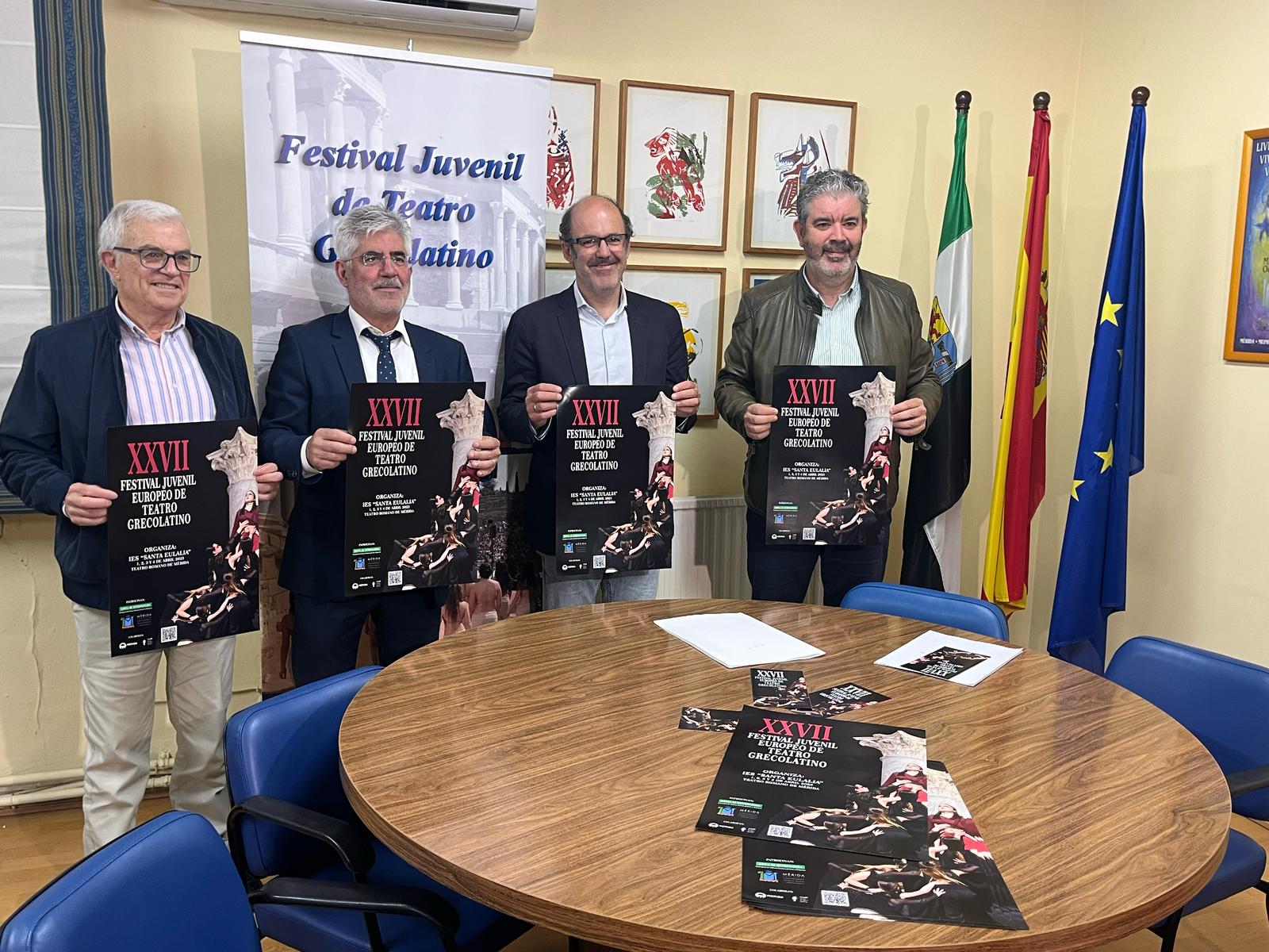 Presentación Festival Juvenil de Teatro Grecolatino del IES Santa Eulalia de Mérida