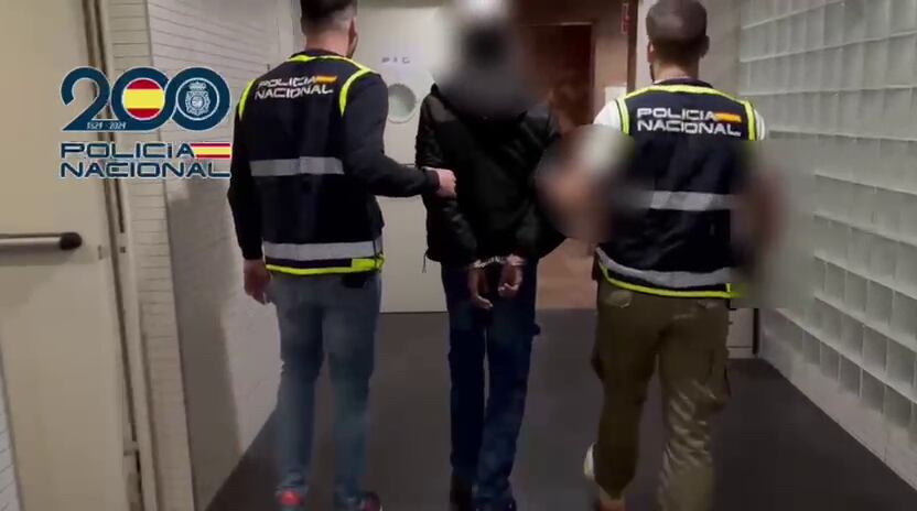 Imagen del detenido. Foto: Policía Nacional de Alicante
