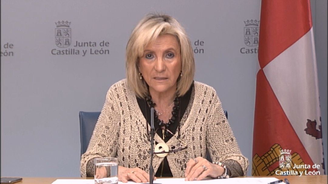 La consejera de Sanidad Verónica Casado informa de la evolución del Coronavirus en CyL