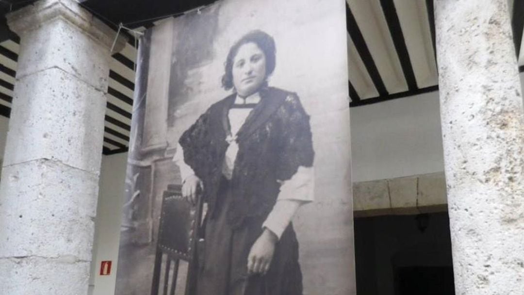 Imagen de Lucía Párraga, una de las víctimas, en la exposición en Casa Parada