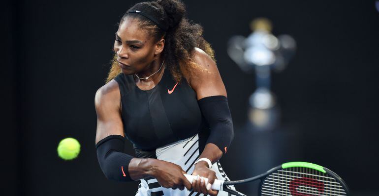 Serena Williams, durante el torneo de Australia de la temporada pasada