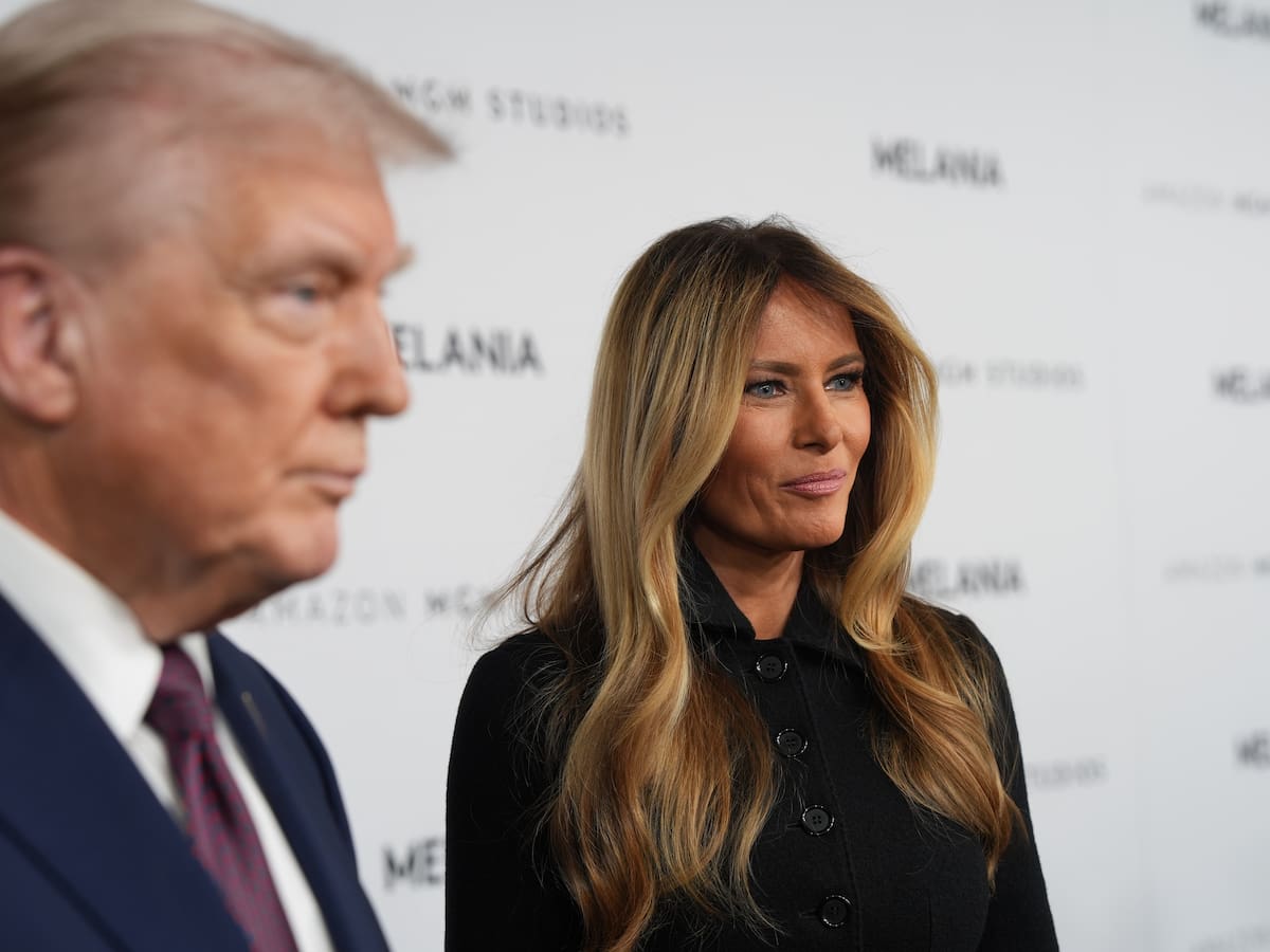 Trump arropa a Melania en la 'premiere' de su documental: "Es una buena influencia para mí"