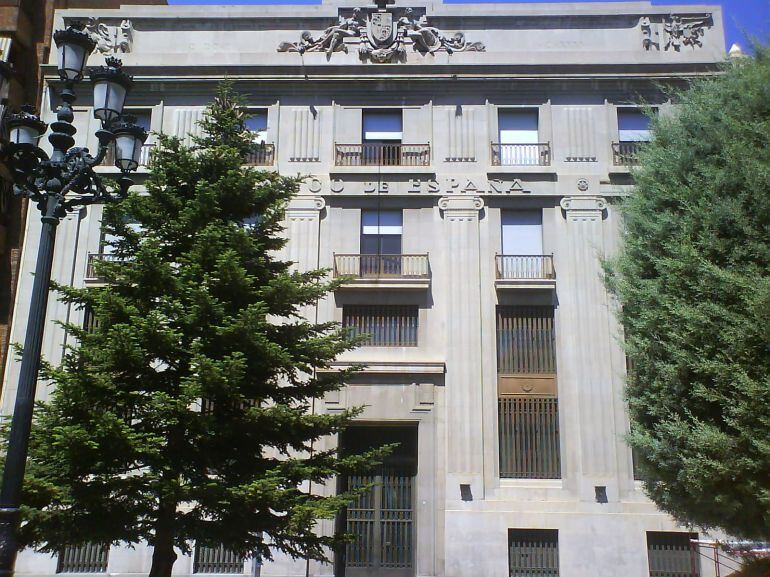 Edificio del antiguo Banco de España en la Plaza del Altozano