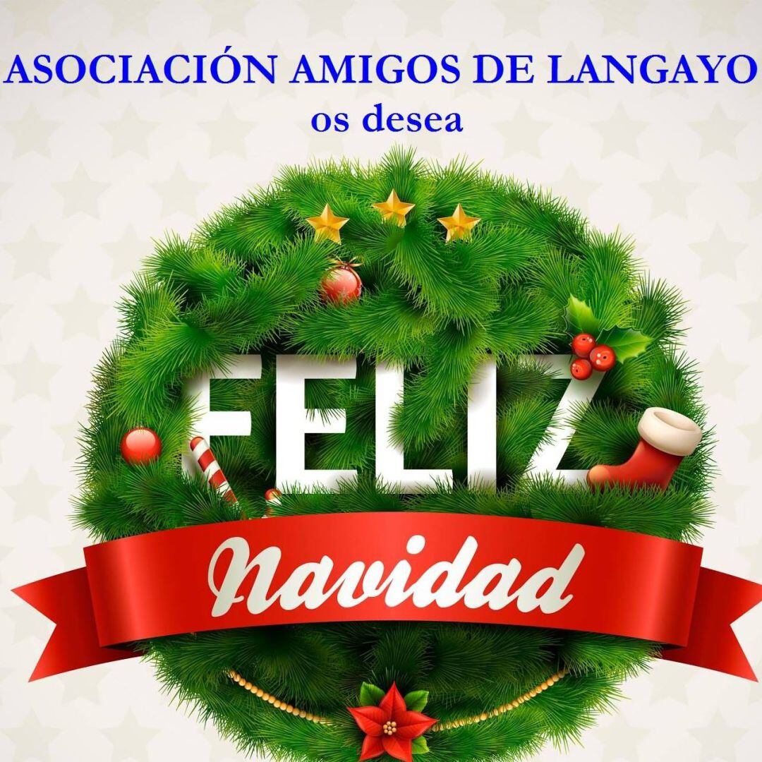 Imagen de felicitación navideña de la Asociación