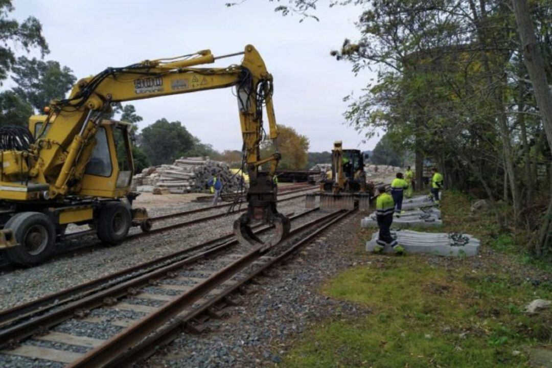 Obras en la San Pablo-Algeciras.