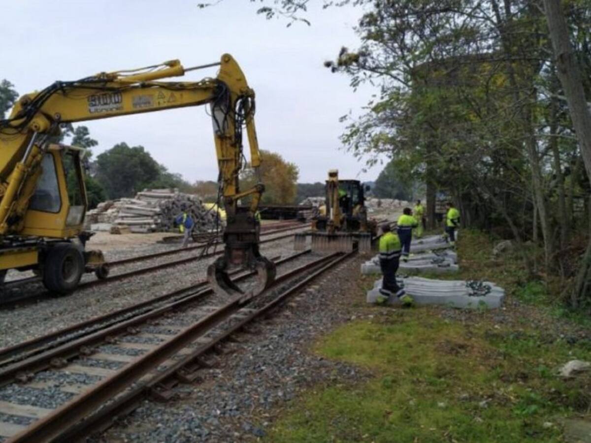 Adif continúa avanzando en las obras de renovación del trayecto San Pablo-Almoraima-Algeciras