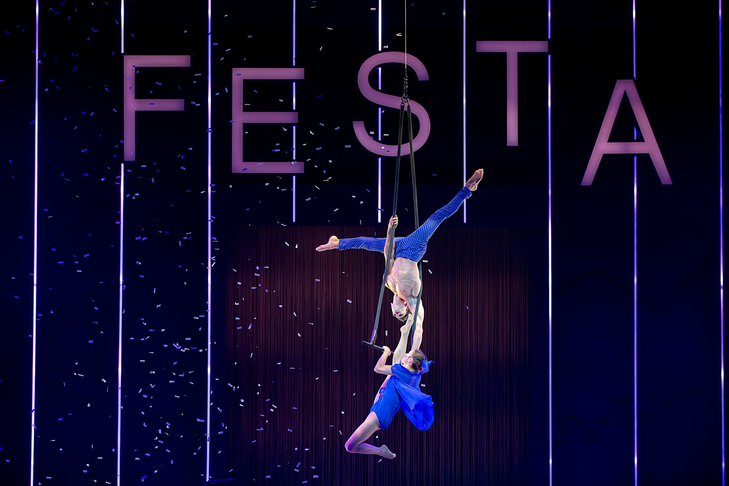 Inauguració de FESTA, el darrer espactacle del Cirque du Soleil